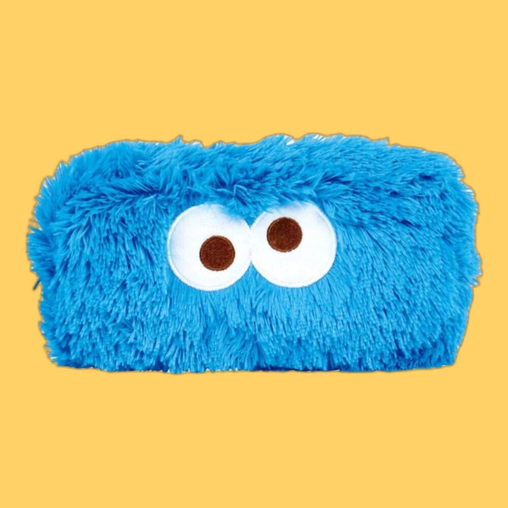 Sesamo Street cookie monster zipper pouch / pen case